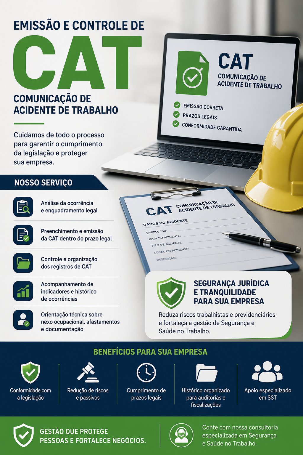 Comunicação de Acidente de Trabalho - CAT